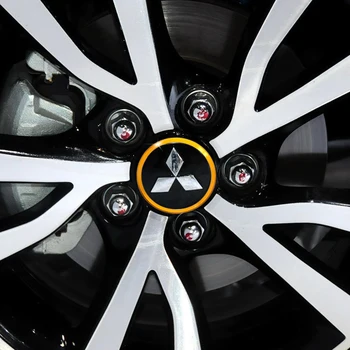 4pcs Universaliųjų Automobilių ratų stebulės dekoratyvinis žiedas aliuminio lydinio Spalvinga Ratu lipdukai LEXUS RX300 RX330 RX350 automobilių stilius