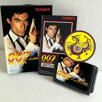 007 James Bond Dvikova Su dėžute Ir Instrukcija 16bit MD Žaidimo Kortelės Sega Mega Drive Genesis
