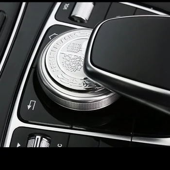 1-10vnt obelis Ženklelis Emblema Multimedijos Rankenos Apdaila Lipdukas Padengti Mercedes Benz AMG GLE GLS ML, GL S V G Klasės Priedų