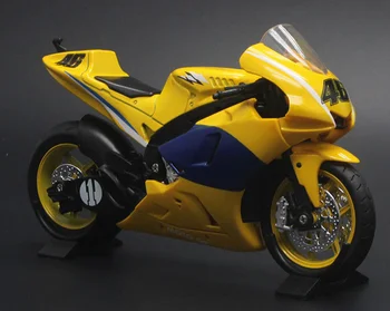 1: 12 Yamaha modeliavimas lydinio motociklo modelį su garso ir šviesos stumdomas automobilio modelio vaikų žaislas gimtadienio dovana