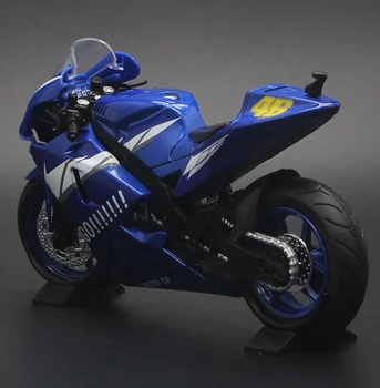 1: 12 Yamaha modeliavimas lydinio motociklo modelį su garso ir šviesos stumdomas automobilio modelio vaikų žaislas gimtadienio dovana