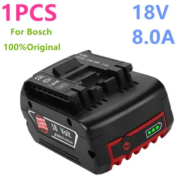 1/2/3PCS Original18V 8000mah įkraunama ličio jonų baterija Bosch 18V 8.0 atsarginę bateriją nešiojamų pakeitimo BAT609