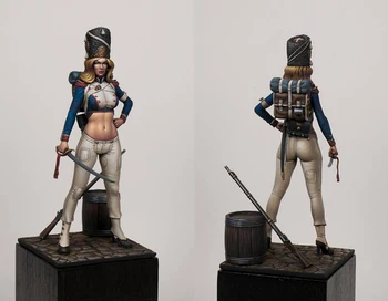 1/24 70mm moteris senovės kariai stovi (SU baze ) Dervos, paveikslas Modelis rinkiniai Miniatiūriniai gk Unassembly Unpainted