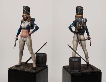 1/24 70mm moteris senovės kariai stovi (SU baze ) Dervos, paveikslas Modelis rinkiniai Miniatiūriniai gk Unassembly Unpainted