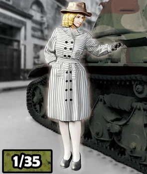 1/35 europa city moteris stovi Dervos pav Modelis rinkiniai Miniatiūriniai gk Unassembly Unpainted