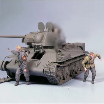 1/35 Mastelis Unpainted Dervos Pav Sovietų tankų įgulos pabėgti 2 duomenys kolekcijos paveikslas