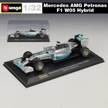 1:43 Bburago F1 2019 Mercedes Benz AMG Petronas W10 EQ Galia No44 L. Hamiltonas No77 V. Bottas Formulės 1:32 W05 No44 Diecast Automobilį
