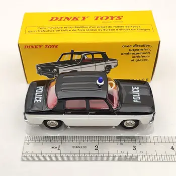 1/43 DeAgostini Dinky Toys 517P Už Renault R8 Policijos Diecast Modelių Auto Automobilis Dovanų Kolekcija