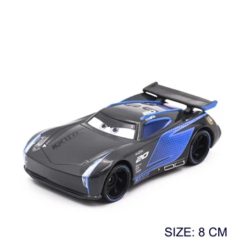 1:55 Disney Pixar Cars 3 Laisvų Rankų Įranga Žaibas McQueen Mack Priekaba Galvos Sunkvežimių Žaislas Jauniklį Hicks Automobilio Modelį Žaislai Berniukas Kalėdų Dovana