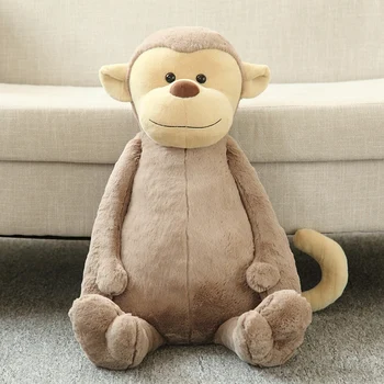 1 Vnt Minkštas Ilgą Uodegą, Pūkuotas Beždžionė Pliušiniai Žaislai Pagalvėlės Įdaryti Lėlės Vaikams Partnerio Gimtadienio, Kalėdų Dovana Aukštos Kokybės 3 Dydis