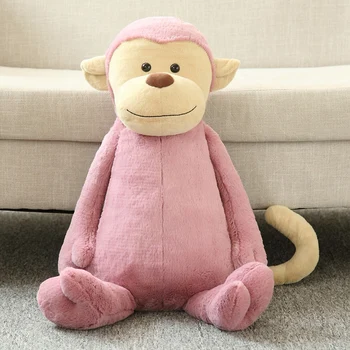 1 Vnt Minkštas Ilgą Uodegą, Pūkuotas Beždžionė Pliušiniai Žaislai Pagalvėlės Įdaryti Lėlės Vaikams Partnerio Gimtadienio, Kalėdų Dovana Aukštos Kokybės 3 Dydis