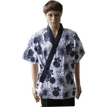 10 Spalvų Top Chef Unifom Japonų Stiliaus Unisex Kimono Moterims, Vyrams Restanrant Suši Kostiumas Kailis Padavėjo, Maisto Paslaugos, Drabužių