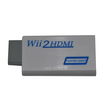 10 VNT Konverteris, skirtas Wii su HDMI Suderinamus palaiko Full HD 720P 1080P 3.5 mm Audio Wii 2 Adapteris HDTV Karšto Lašas Laivybos