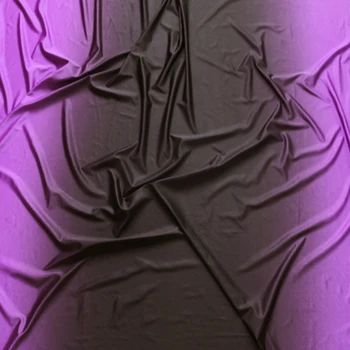 100*150cm Violetinė Juoda Violetinė Ombre trikotažo Audinys, Poliesteris Spandex Medžiaga Šokių