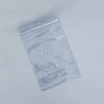 100 VNT Vandeniui skaidraus Plastiko Vertikalus Vardo Žymą Badge, ID Kortelės Turėtojams