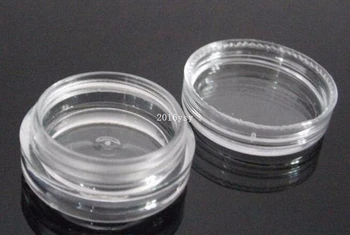 1000 vnt./daug aišku 3g/3 ml plastiko kremas jar palaidi milteliai, grietinėlė, kosmetikos bakas