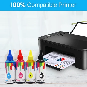 100ML Dye ink Epson Stylus N11 NX125 spausdintuvo rašalas