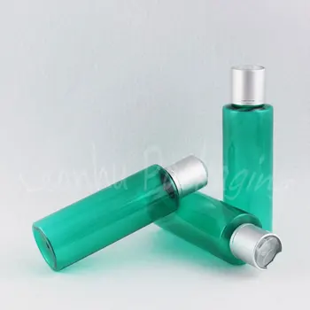 100ML Green Butas Peties Plastikinio Butelio , 100CC Tuščias Kosmetikos Konteinerių , Šampūnas / Losjonas Kelionės Pakuočių Buteliukas
