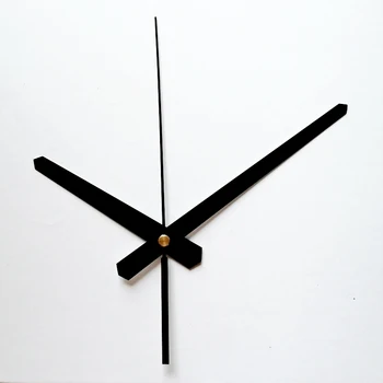 100sets S Veleno Laikrodis Ilgas Rankas 702#juoda (tik rankomis) Metalo, Aliuminio Rankos Kvarcinis Laikrodis Priedų Aukštos kokybės 