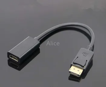 100VNT DisplayPort į HDMI Adapteris, DP Display Port HDMI Konverteris Vyrų ir Moterų Auksu Laido Lenovo Dell, HP