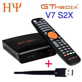 100vnt GTMEDIA V7 S2X DVB-S2 HD palydovinis imtuvas 