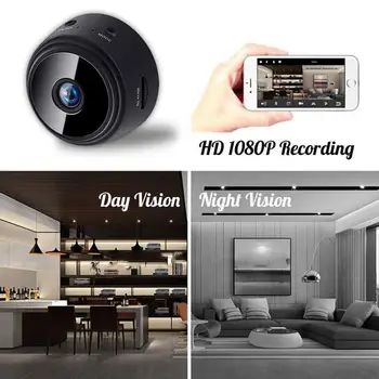 1080P Mini Kamera, Wireless Wifi IP Home Security DVR Naktinio Matymo Nuotolinio Kamera Judesio Nuotolinio Vaizdo kamera Kamera