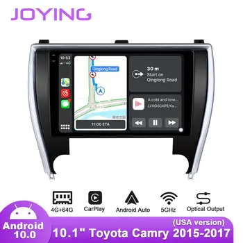 10inch Android10 Automobilio Radijo Toyota Camry (JAV versija)-2017 GPS Carplay DSP SPDIF Bluetooth 5.1 DAB žemų dažnių garsiakalbis 5GWIFI