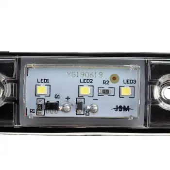 10vnt 12V 24V LED Šoniniai Gabaritiniai Žibintai Automobilio Išorės Šviesos Perspėjimas Uodegos Šviesos Signalą, Stabdžius, Žibintus, Sunkvežimis, Priekaba, Krovininių automobilių, Autobusų