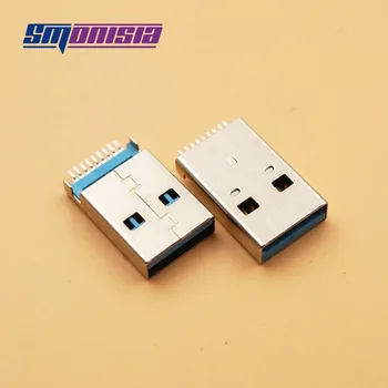 10vnt 3.0 Male USB Lizdas Plokštė USB 3.0 sąsaja, didelės spartos duomenų perdavimo