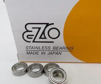 10vnt/50pcs Japonija EZO nerūdijančio plieno guolių SMR106ZZ 6*10*3mm S676ZZ DDL-1060ZZ didelės spartos miniatiūriniai rutuliniai guoliai 6x10x3