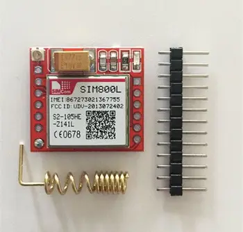 10vnt/daug Mažiausias SIM800L GPRS GSM Modulis MicroSIM Kortelę Core Valdybos Quad-band TTL Nuoseklųjį Prievadą