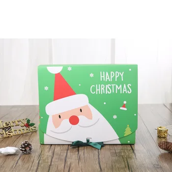 10vnt Kalėdų Dovanų Dėžutė Saldainių Pakuotės Slapukas Popieriaus Dėžės Su Laivapriekio Santa Claus Apdailos Vyniojimo Saldainių Dėžutė Vaikai Šalis
