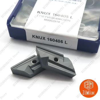10vnt KNUX 160405L/KNUX 160405R karbido frezavimo įterpti Tekinimo įrankis įterpti Smulkinimo peilis įterpti įrankiai cnc Metalo Tekinimo Įrankis