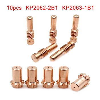 10vnt/Set KP2062-2B1 KP2063-1B1 Elektros ProCut Plasma Torch Elektrodas 20/55/80 PCT-80 Plasma Torch Antgalis