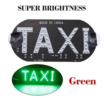 10X LED Taksi Skydelis carlight Signalo Lemputė Priekinio stiklo Kabina indikatorius viduje Žibinto priekinio, galinio Stiklo Lempa 12V