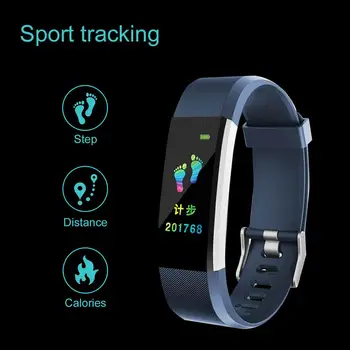 115plus spalvotas ekranas, smart apyrankę širdies ritmą, veikia kraujo spaudimą sveikatos stebėsenos sporto multi-funkcija 