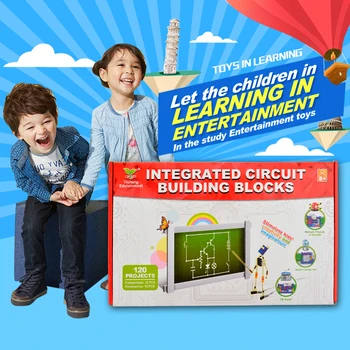 120 Projektų integrinio Grandyno Blokai Mokymasis ir Švietimas Žaislai Vaikams Fizikos Mokymasis,Blokai Švietimo Priemonės