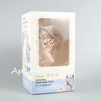 12cm Anime Seksuali Mergina Pav Kls Chris PRIVALOMAS DSMILE Chris Bunny Mergina PVC Veiksmų Skaičius, Žaislai Suaugusių Kolekcijos Modelis Žaislas Dovanos