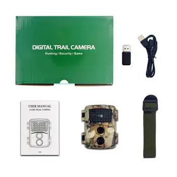 12MP Digital Takas Kamera 0,8 S Suaktyvinti Spąstus, Centrinis Laukinių gyvūnų Medžioklės 60 laipsnių PIR Belaidžio Gyvūnų Detektorių, Kameros 17-0007