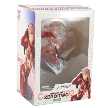 14.5 cm Anime Pav DARLING į FRANXX Nulio Dvi 2 Kodas: 002 PVC Veiksmų Skaičius, Modelis Žaislas surinkimo Kalėdų Dovanos