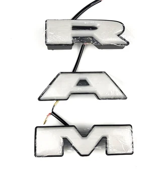 1500 2500 3500 Automobilių Stilius RAM Logotipą, Automobilių StickersFor Dodge RAM Automobilių Lipdukas RAM Led Emblema Priekinės Grotelės raidžių Dodge RAM