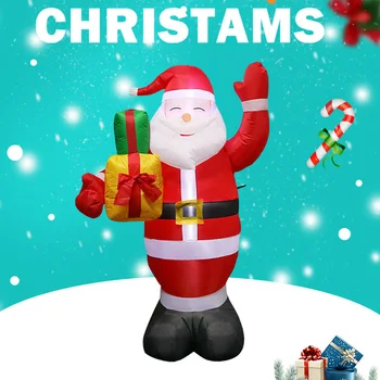 150cm LED Šviesos Pripučiami Santa Claus Oro Siurblys Pripučiami Žaislai Naktį Lempos Patalpų, Lauko Atostogų, Kalėdų Vakarėlį Ornamentu