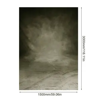 150x300cm Fotografijos Studijoje Derliaus Pilkas Fonas Vientisas Paviršius, Atspindintis Sulankstomas Foto Fono Medžiaga