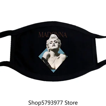 1987 Madonna World Tour Derliaus Perspausdinta Baltas Unisex Medvilnės Kaukė Aa1605
