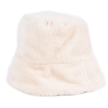 1pc Moterų Kibirą Bžūp Bush Skrybėlę Platus Kraštų Purus Šiltas Žiemos Retro Mados Atsitiktinis žiemą šiltas Žvejo skrybėlę Elegantiškas Priedai