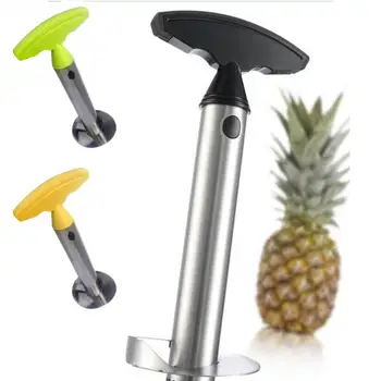1Pc Nerūdijančio Plieno Lengva naudoti Ananasų Skustukas Priedai Ananasų Pjaustyklės Vaisių Cutter Corer Slicer Virtuvės Įrankis#1031