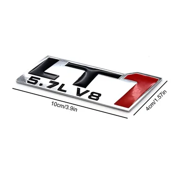 1pc už LT1 LT9 LS3 5.7 L 5,8 L V8 Emblema Dodge Ram Hemi Įkroviklis Challenger Journry Kalibro Durango Metalas Chrome Įstaiga aplinkosaugos ¾enklelis