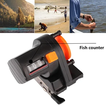 1pcs 0-999m 6cm Žvejyba Žvejybos Linija Gylis Finder Counter Žvejybos Įrankis Spręsti Ilgio Matuoklis Matuoklis