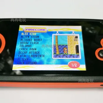 1pcs 2.8 colių LCD Vaizdo Žaidimai Vaikams Žaislas Kišeniniais Žaidimų Žaidėjas Nešiojamų Žaidimų Konsolės Sega bulit 15 games Nemokamai sd kortelę