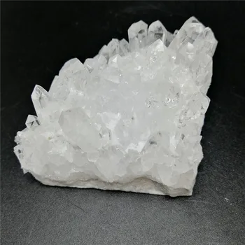 1pcs Natūralus Baltas kvarcas grupių Crysta žalio akmens aišku, kvarco Kristalų Sankaupos Energijos papuošalai l Mineralinių Pavyzdys